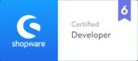 Zertifikat: Shopware 6 Certified Developer